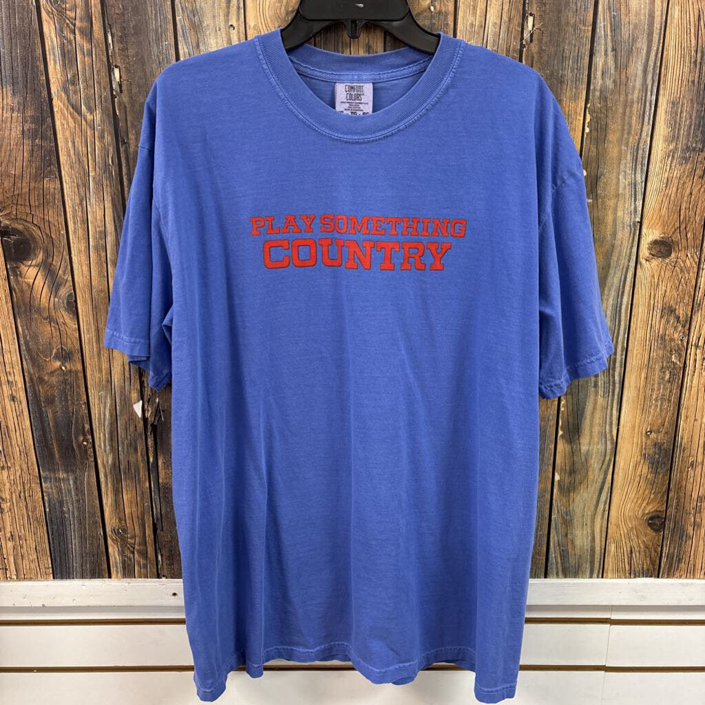 "Play Something Country" T-Shirt, Womens Xl