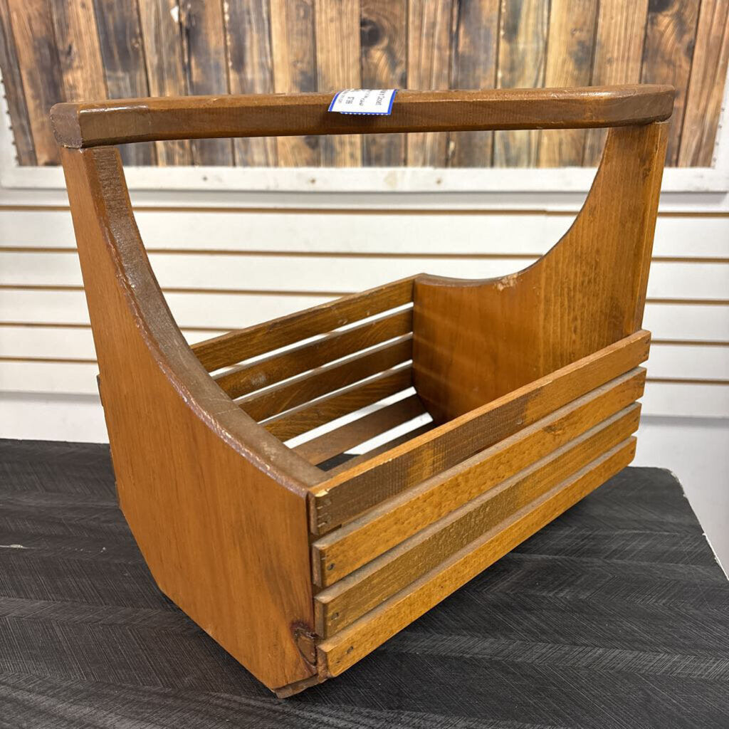 Wooden Basket 11 x 11 x 8, No Ship