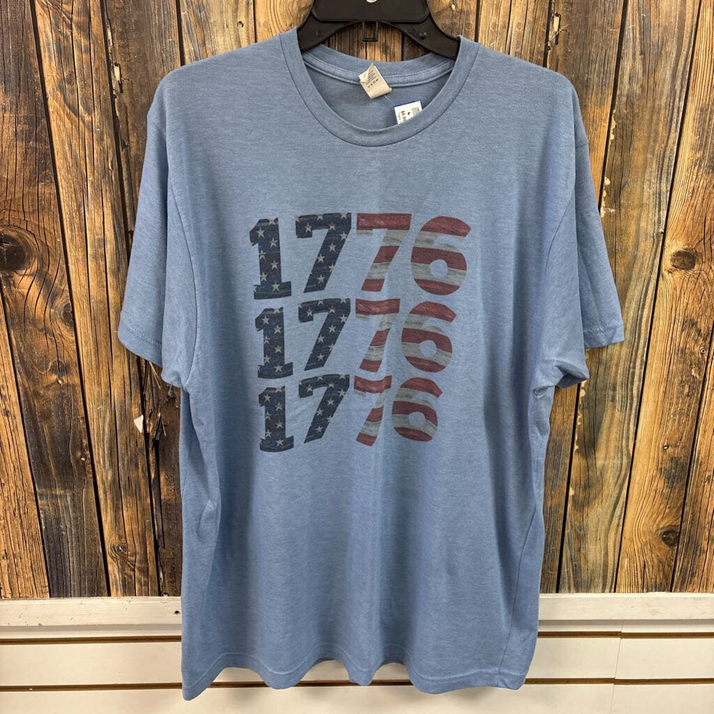 Patriotic 1776 T Shirt, Womens XL