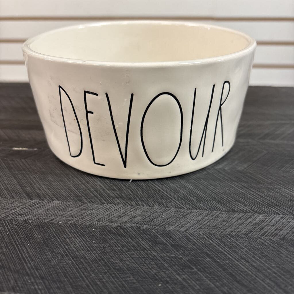 Rae Dunn Devour Bowl - 6x3 - NO SHIP