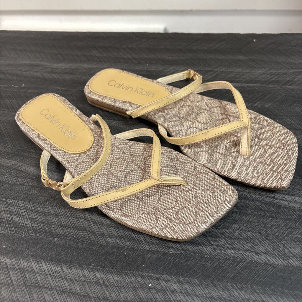 Calvin Klein Sandals, Womens 7.5