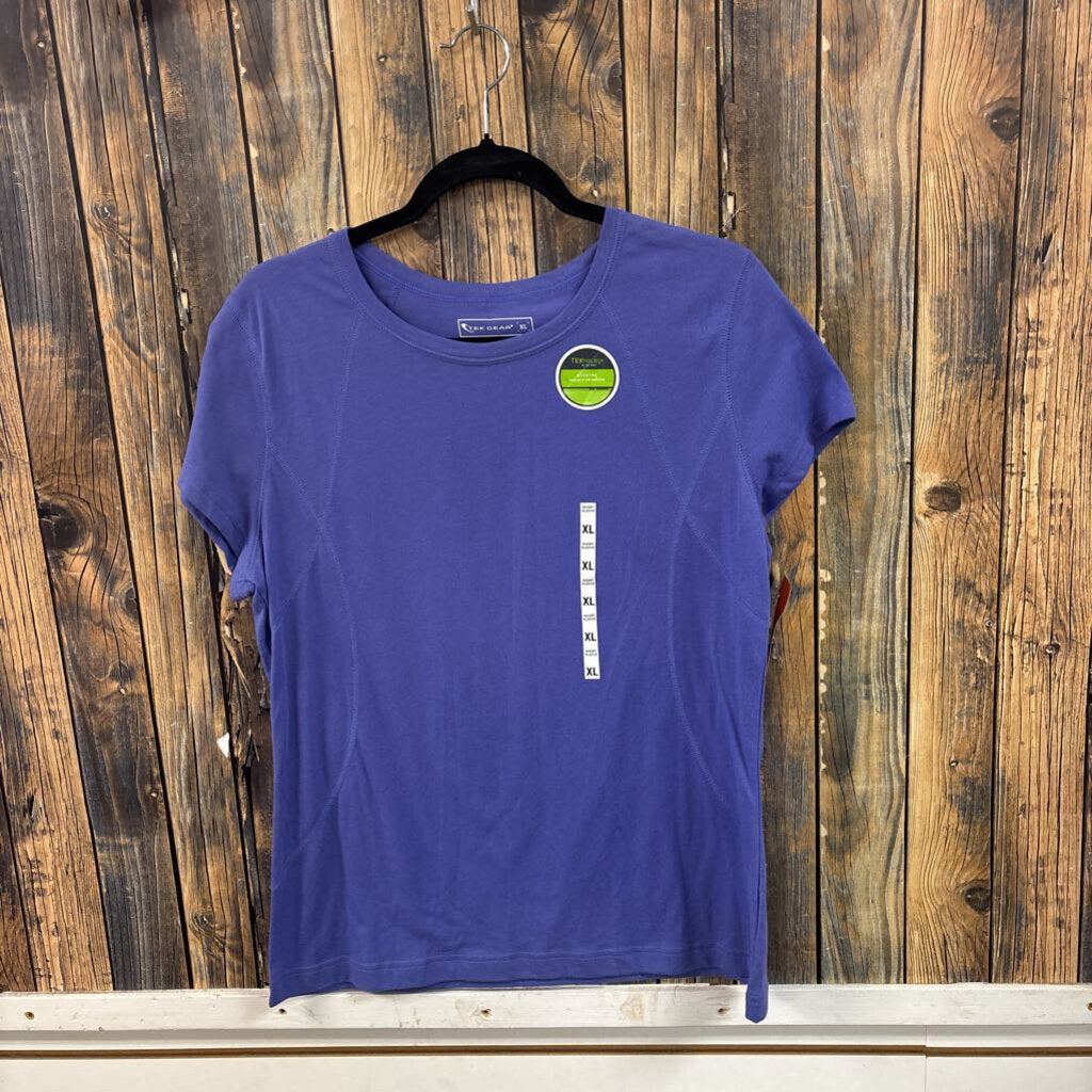 NWT Tek Gear Purple Tee, Womens XL
