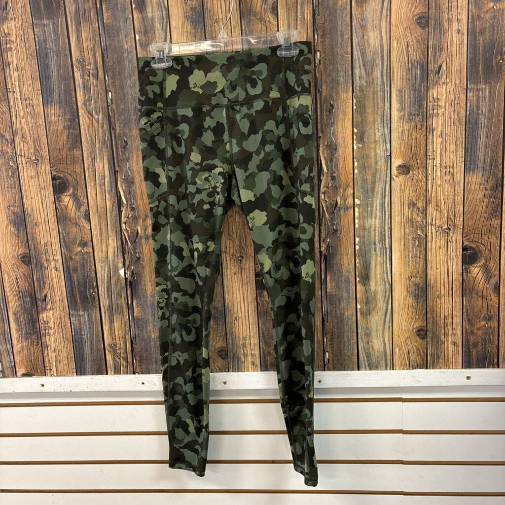 Camo Athletic Leggings, Womens M