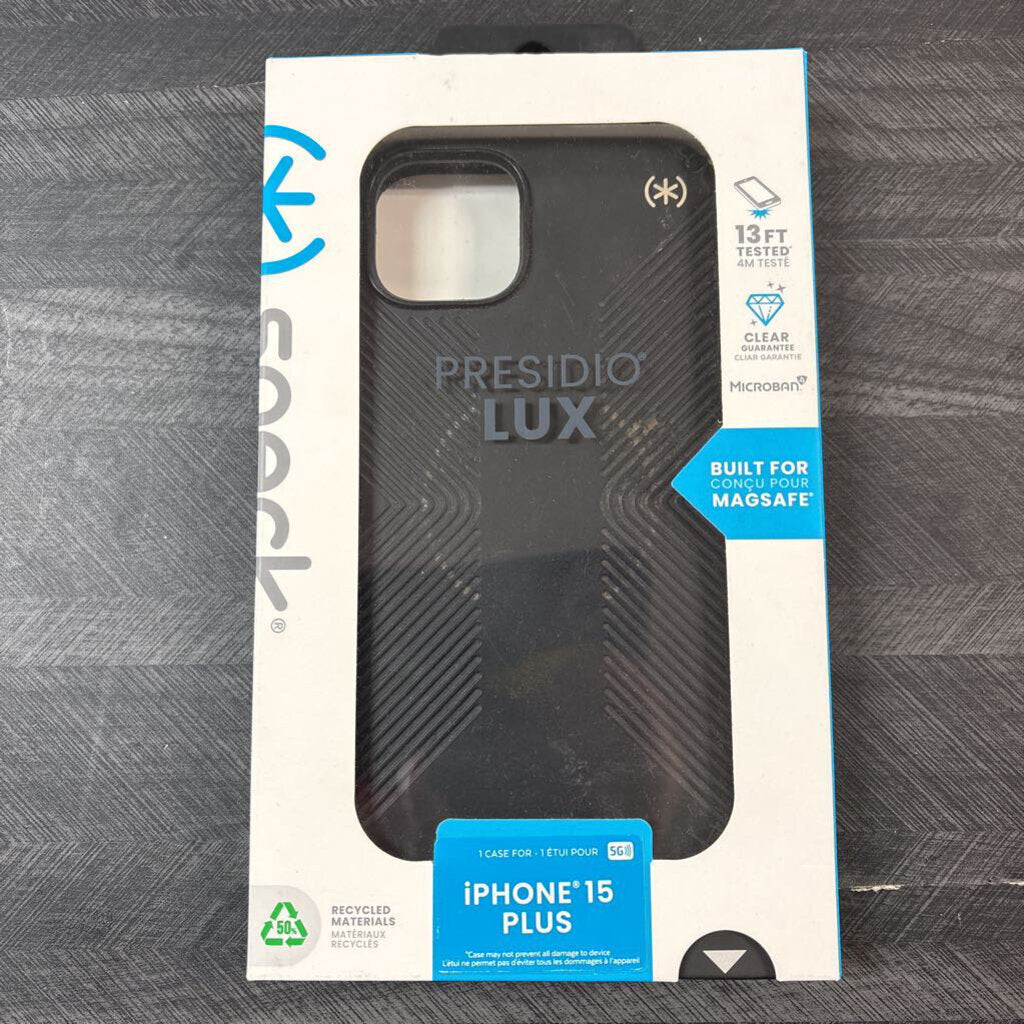 Speck Presido Lux iPhone 15 Plus Case