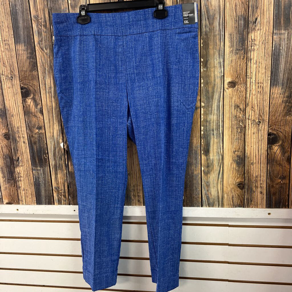 NYC Blue Crop Pant, NWT Women's XXL
