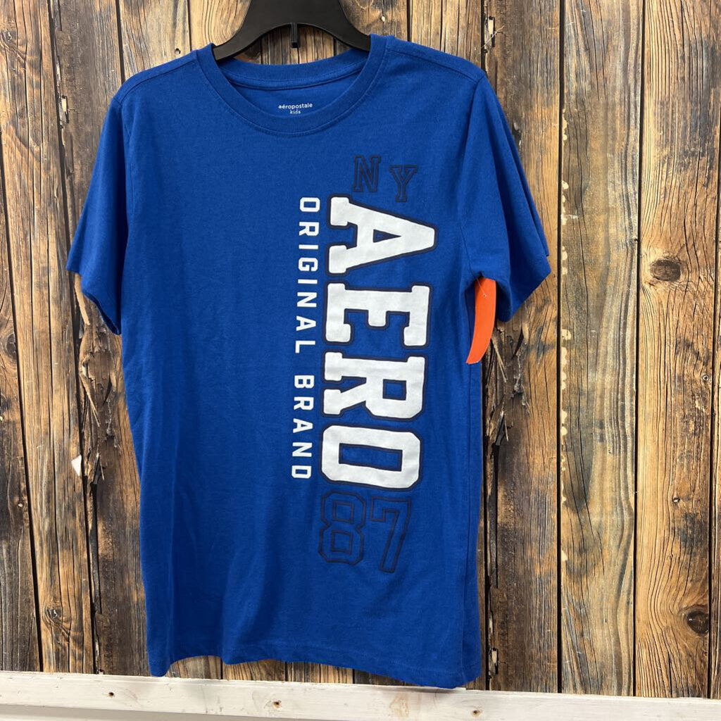 Aeropostale Kids Blue Tee, Boys L 14/16