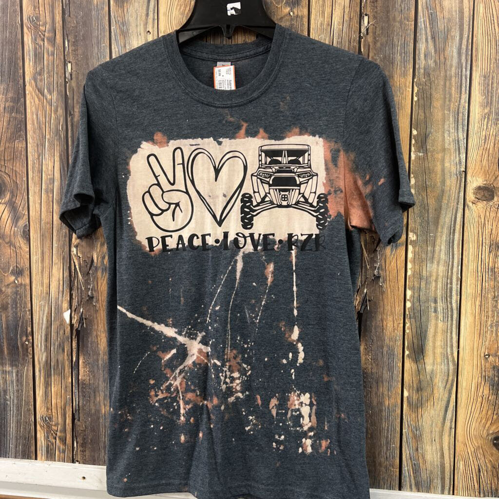 Peace Love RZR Tee, Womens S