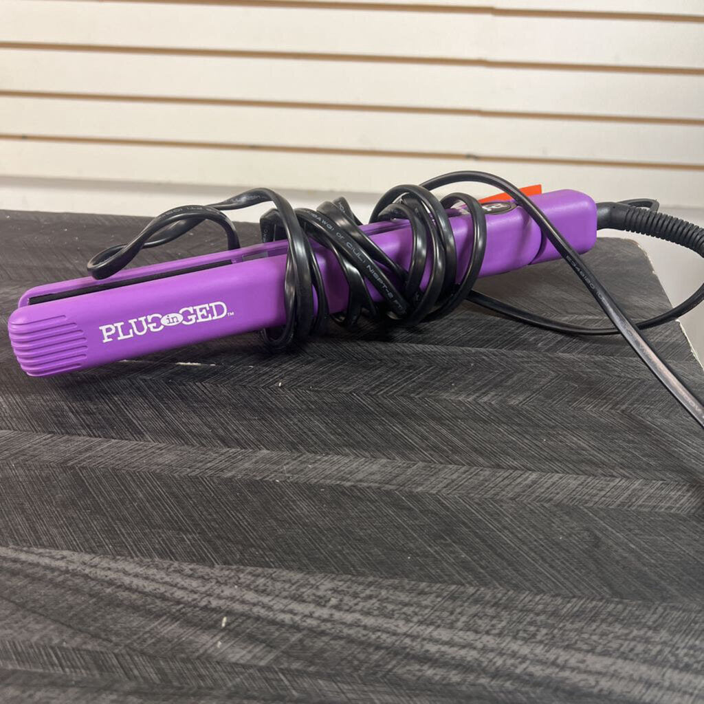 Plugged In Hair Straightener