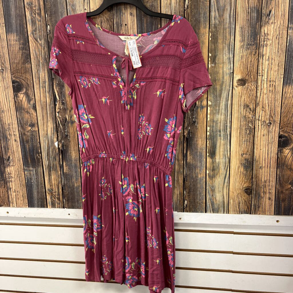 Matilda Jane Pink Floral Dress, Womens XS