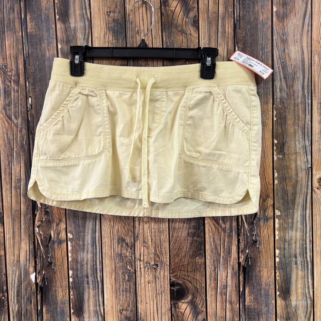 Hollister Yellow Skort, Womens 8