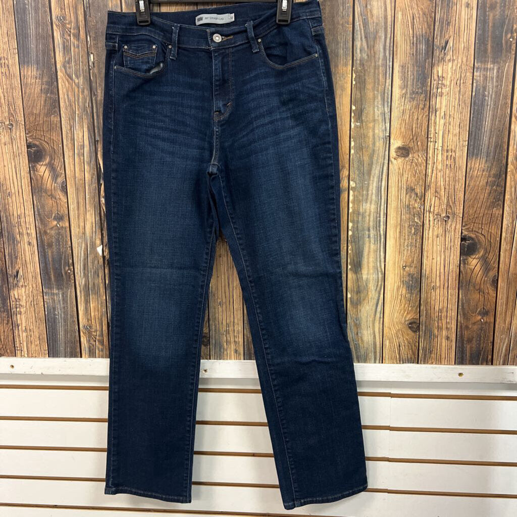 Levis 505 Straight Leg Jeans, Womens 12