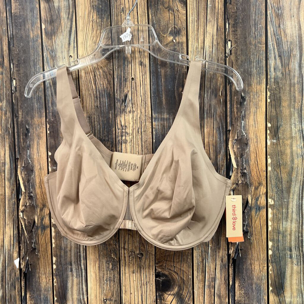 NWT Third Love Nude Bra, Womens 38E