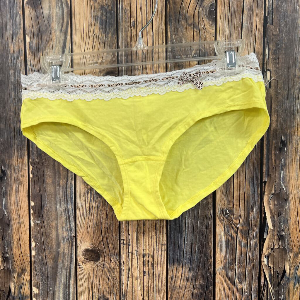 NWT Victorias Secret Yellow Panties, Womens L