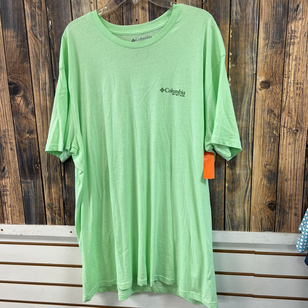 Columbia PFG Green Top, Mens 2X