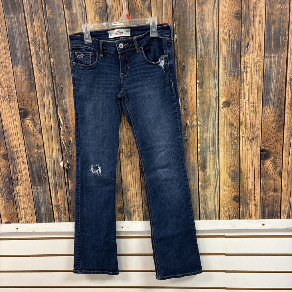 Hollister Distressed Flare Jeans, Womens 3S