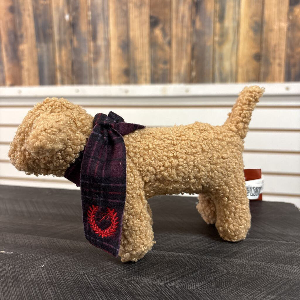 PINK Plush Dog - 8x5