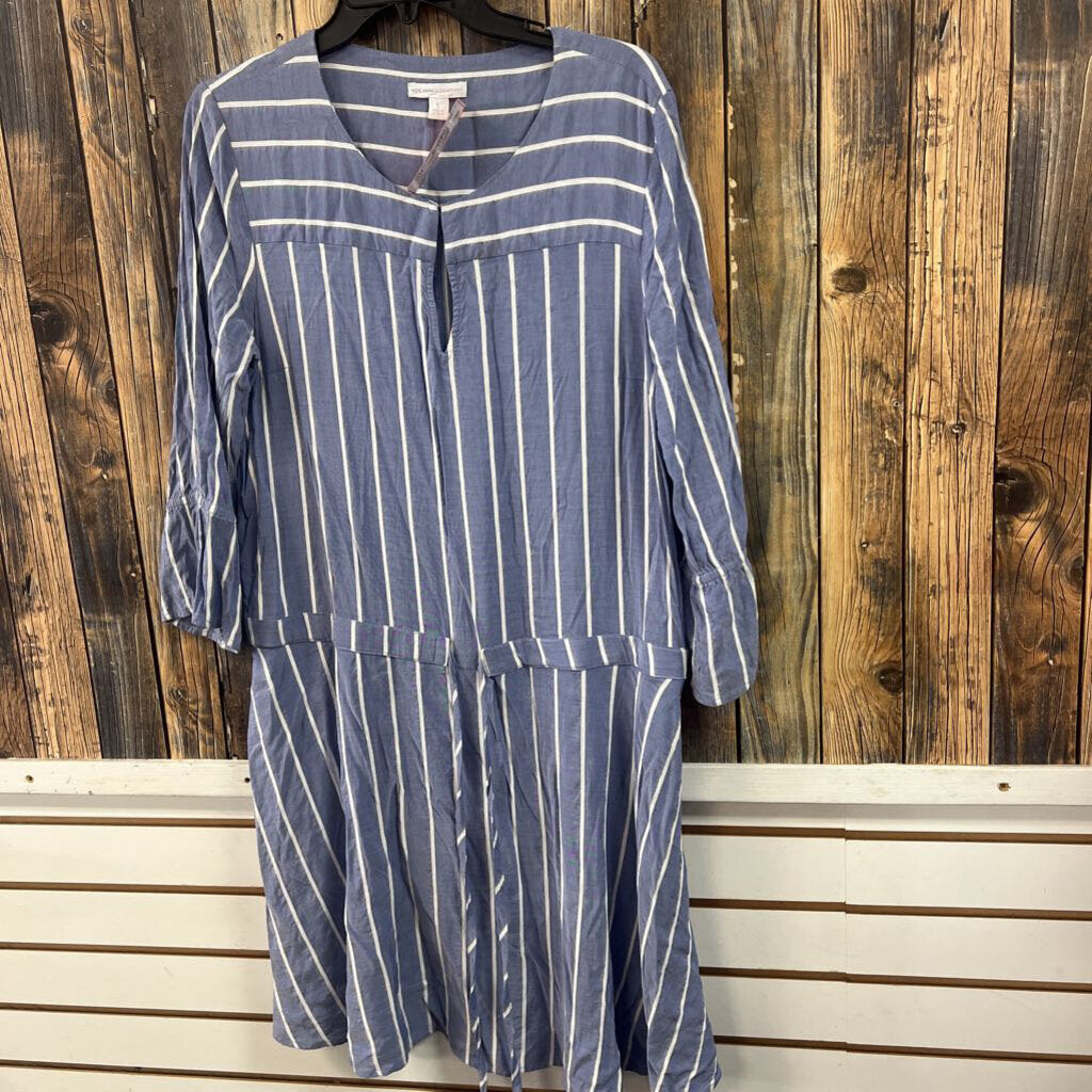 New York and Company Stripe Dress, Women's L