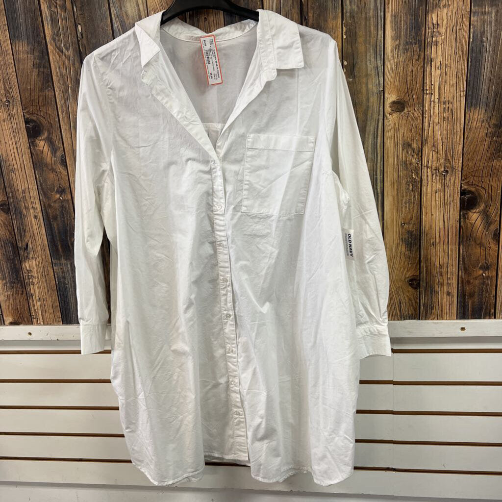 NWT Old Navy White Dress, Womens 2X