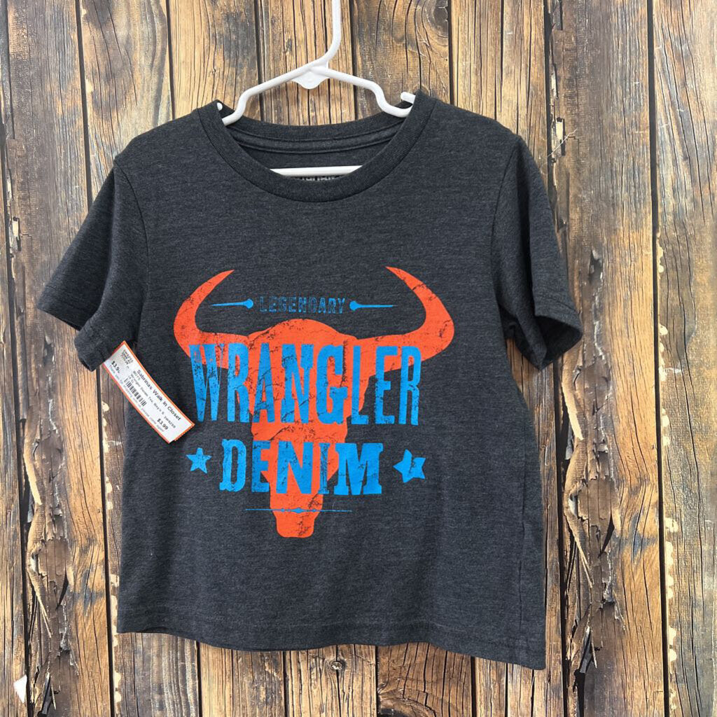 Wrangler Denim Tee, Boy's S (4-5)