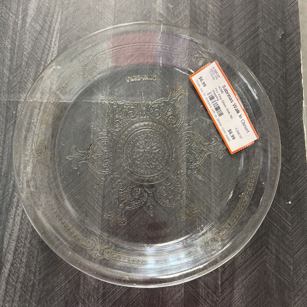 Fire King Glass Dish, No Shipping