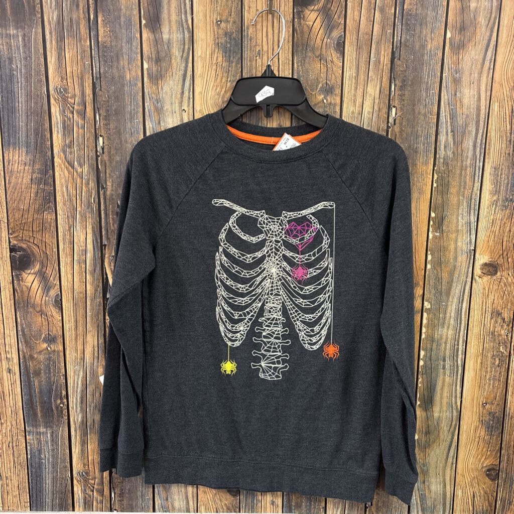 Glow in the Dark Rib Cage Top, Boys 12/14