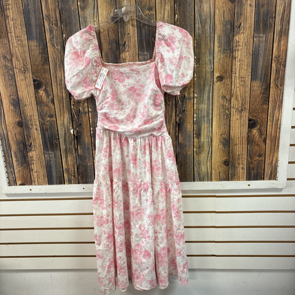 Cinderella Pink Floral Dress, Women's S
