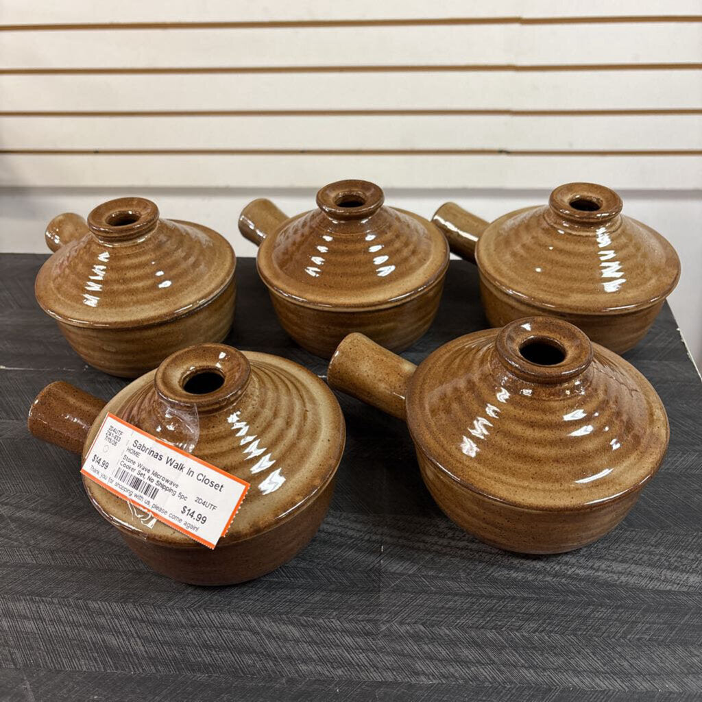 Stone Wave Microwave Cooker Set, No Shipping 5pc