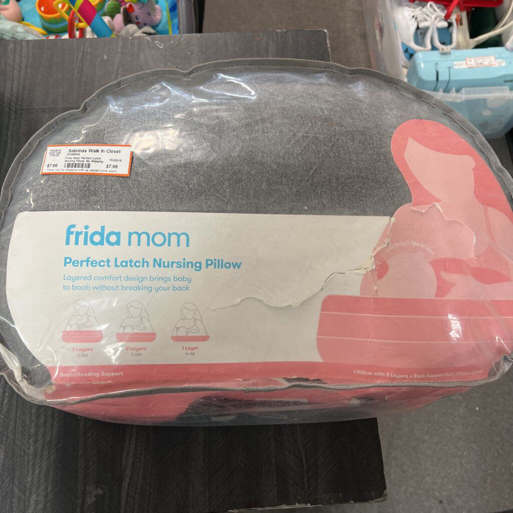 Frida Mom Perfect Latch Nursing Pillow, No Shipping