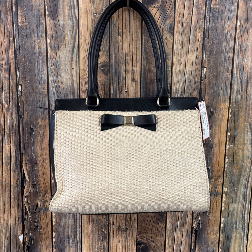 Kate Spade Black Bow Purse, 14x10in