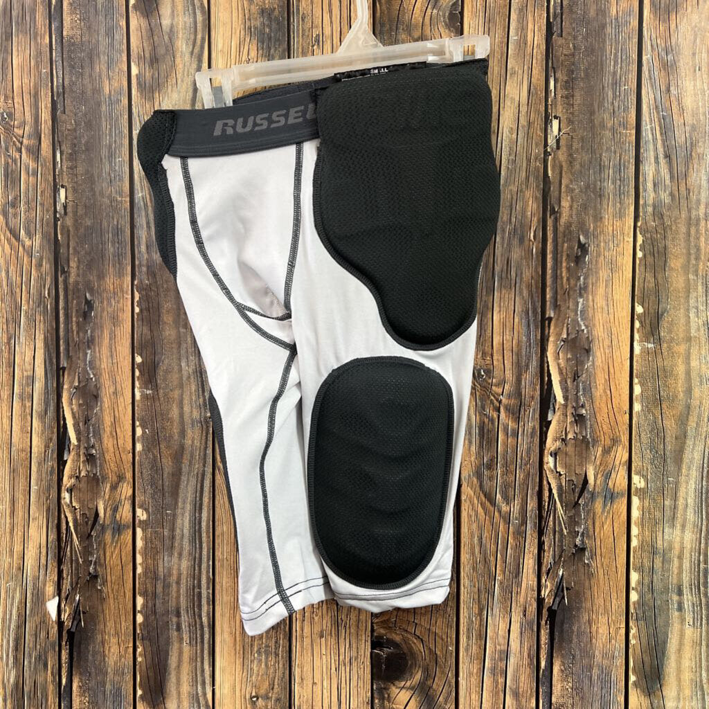 Russell Football Pad Shorts, Youth Small