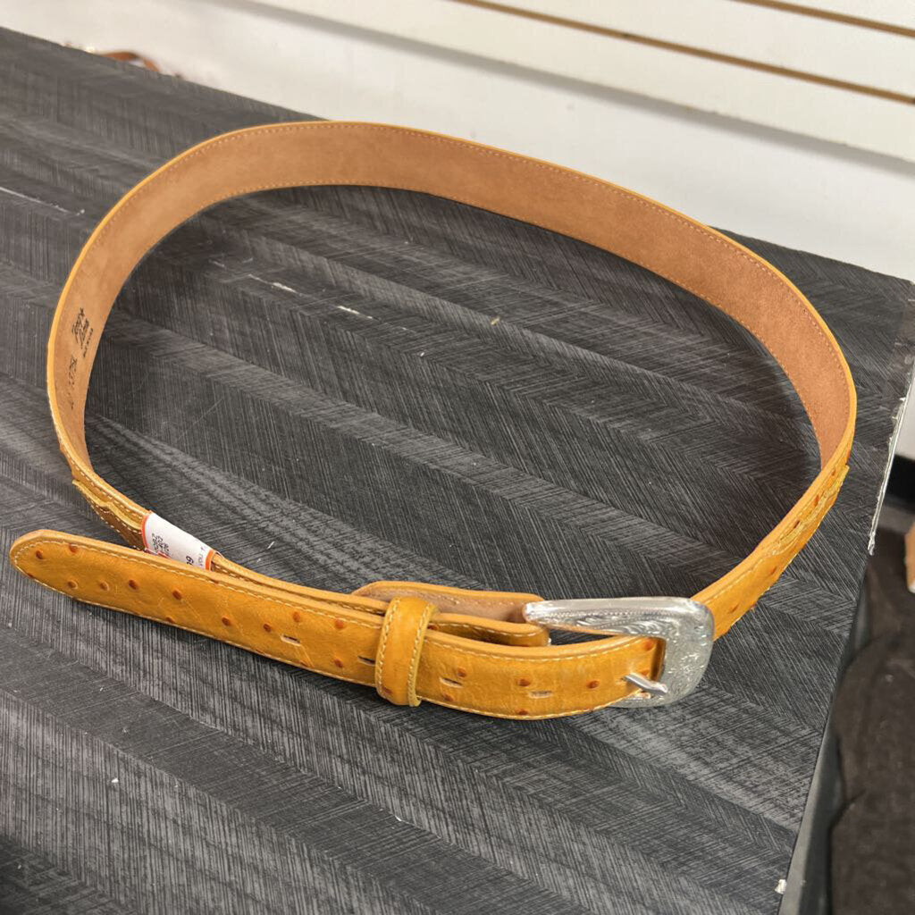 Tony lama ostrich belt Mens 4-