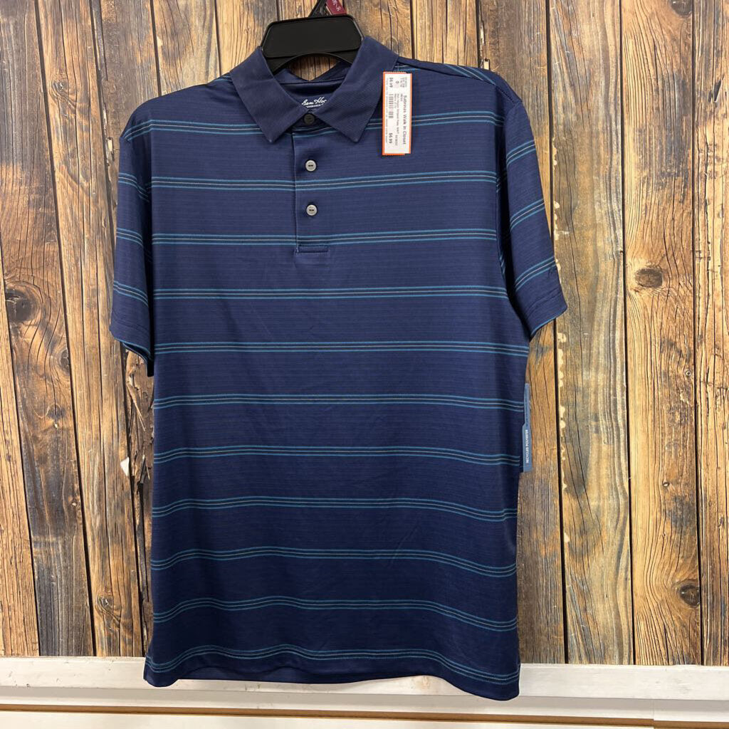 Ben Hogan Striped Polo, NWT Men's S (1)