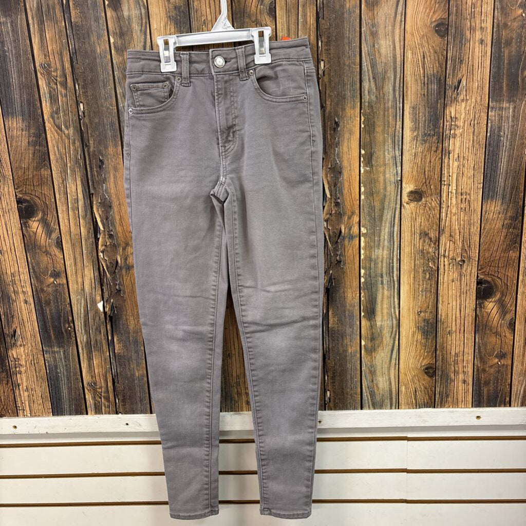 American Eagle Grey Skinny Jeans, Womens 2