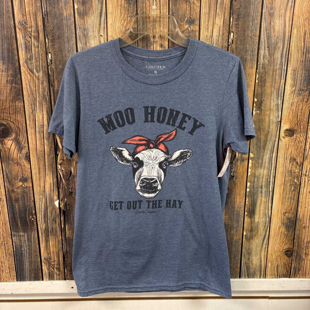 Lincoln Outfitters Moo Honey Tee, Womens S