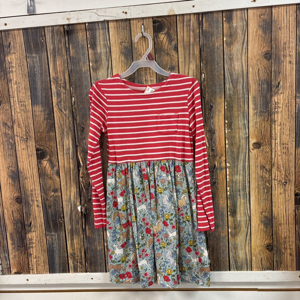 Mini Boden Horse Dress, Girl's 9-10Y