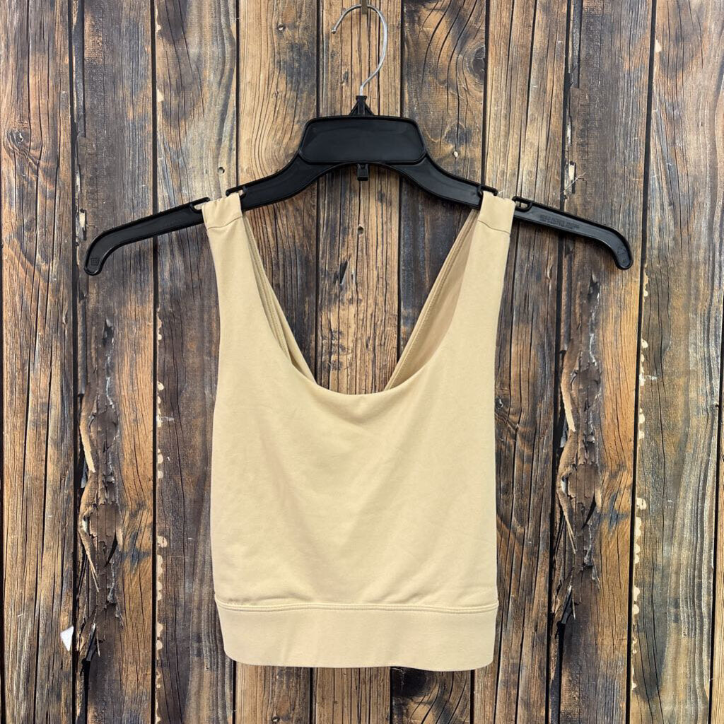 Fabletics Beige Bra, Women's XL