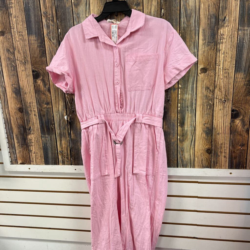 Pink One Piece Jumper Women's Size L