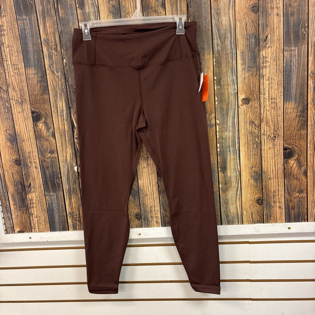 NWT Buttery Soft Brown Active Leggings, Womens XL