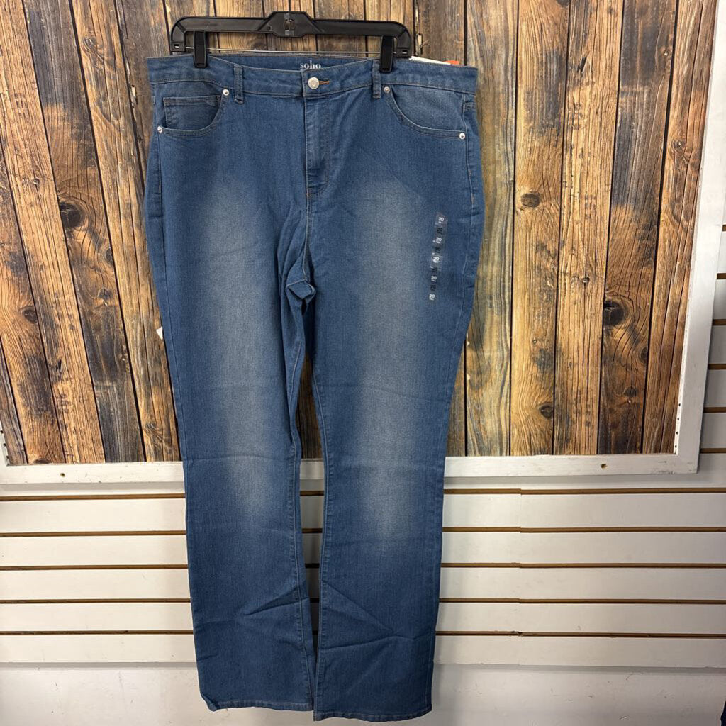 NWT Soho Light Wash Jeans, Womens 20 Tall