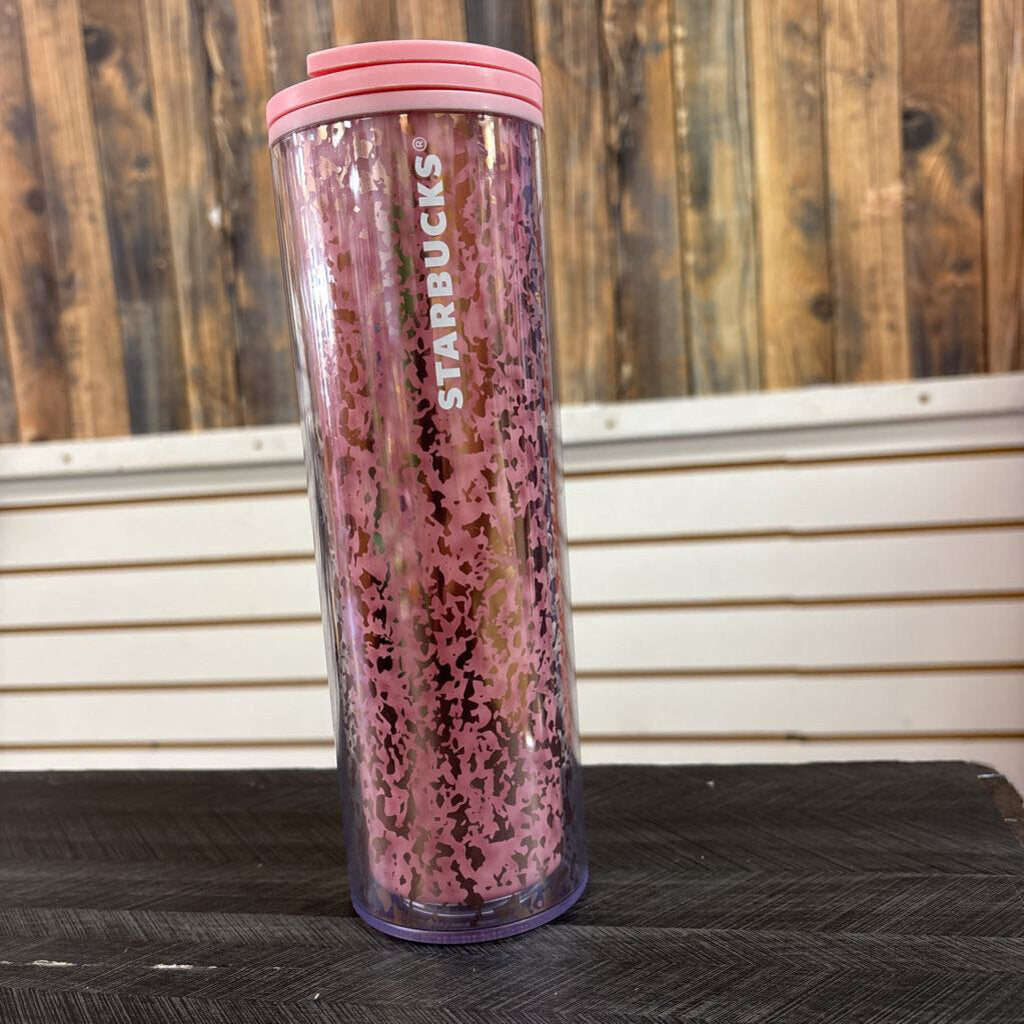 Starbucks Pink Travel Cup - 16 OZ