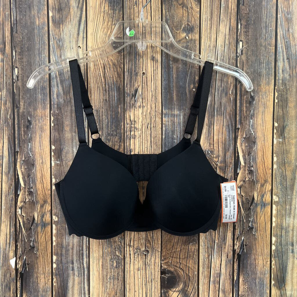 Black Scalloped Bra, Womens 40C