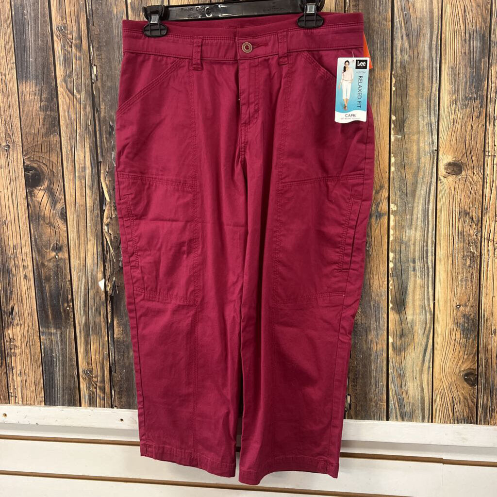 Lee Relaxed Fit Capris, NWT Women's 8