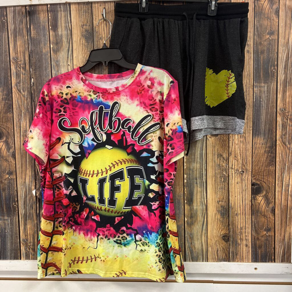 Softball Life Outfit, Women's XXL