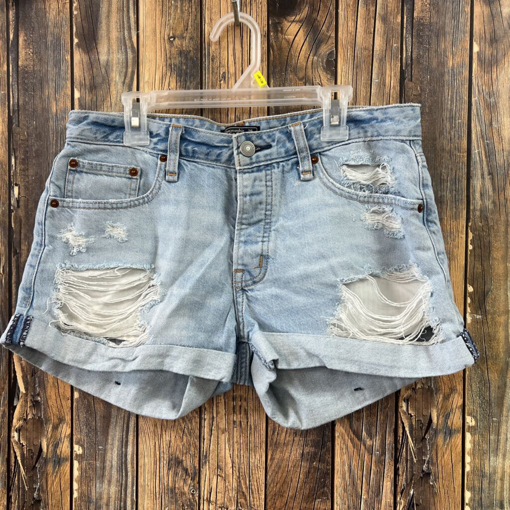 Abercrombie and Fitch Distressed Shorts, Women's 2