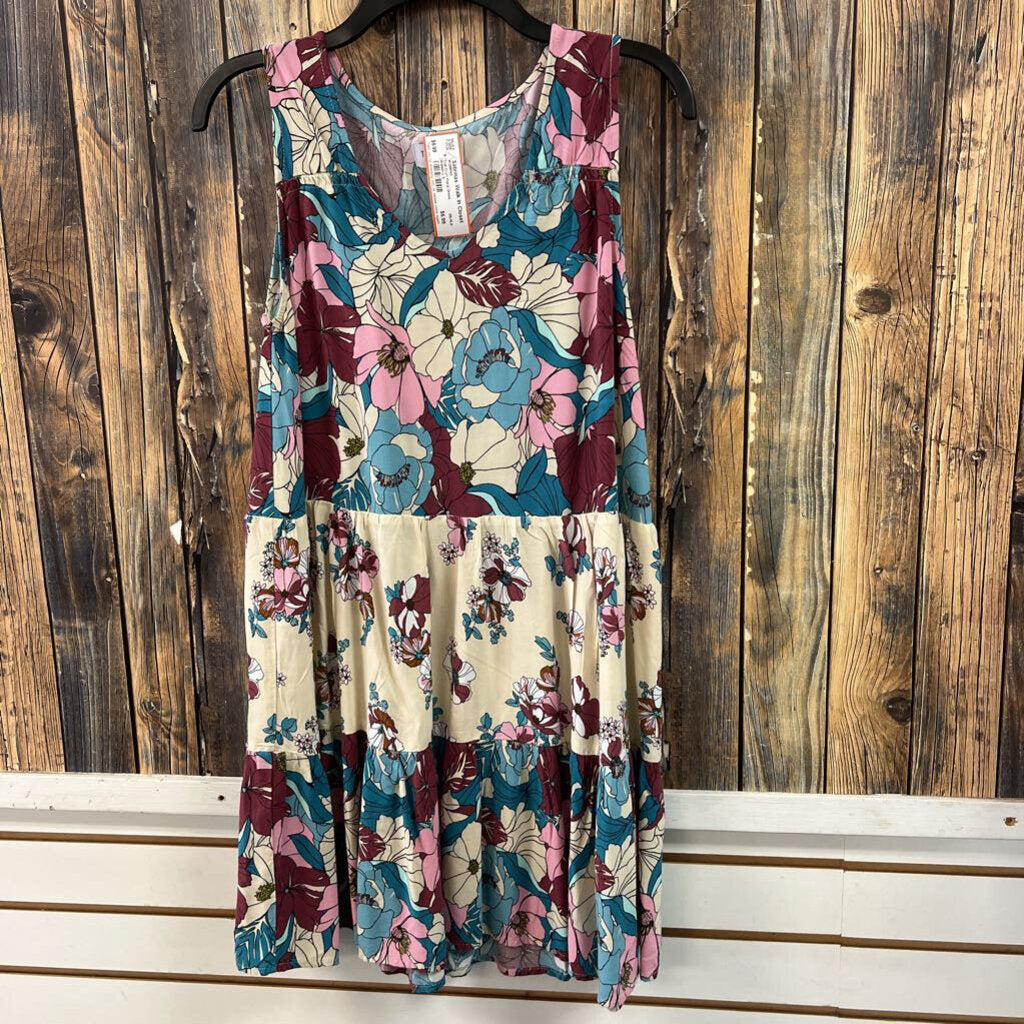True Craft Floral Dress, Women's S