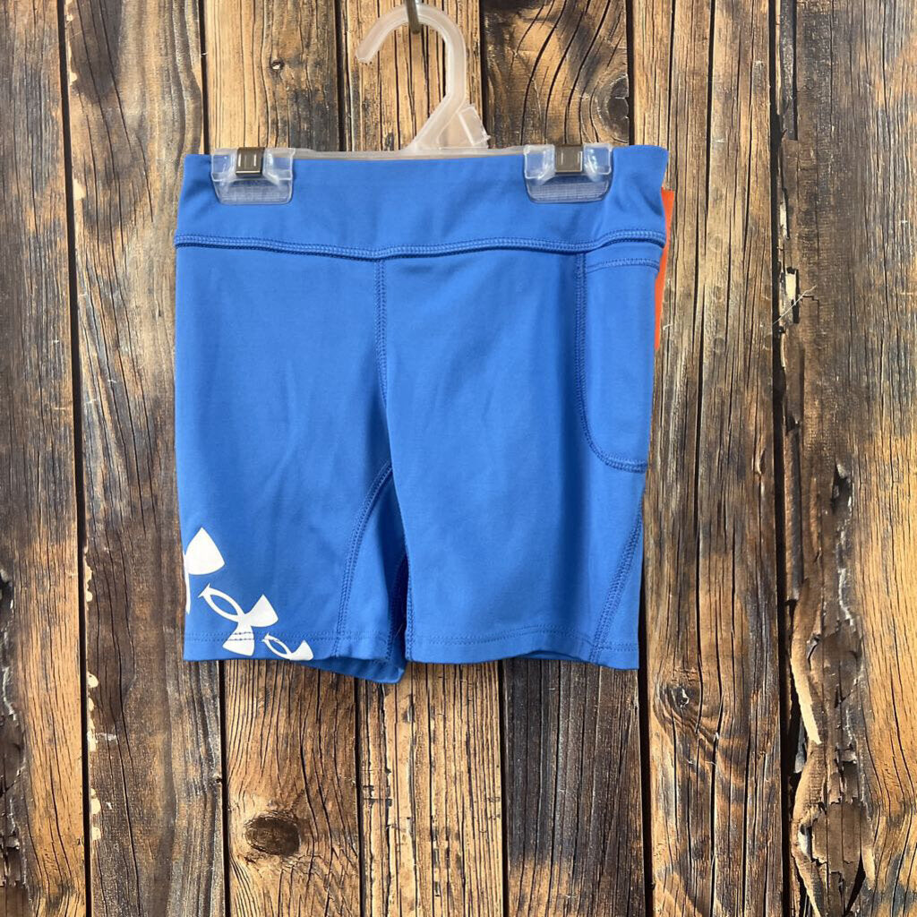 Under Armour Blue Shorts, Girl's 4