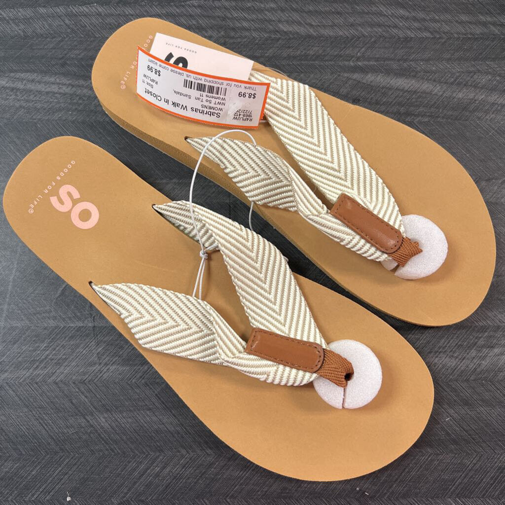 NWT So Tan Sandals, Womens 11