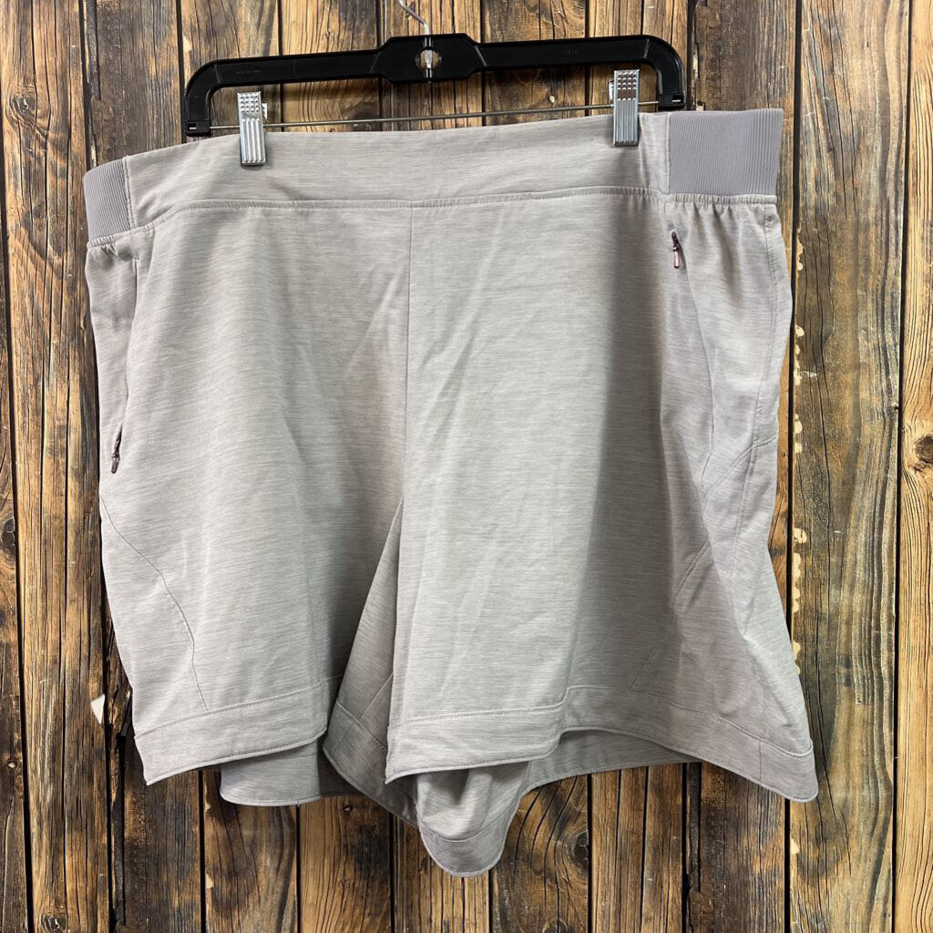 Calia Grey Buttery Soft Shorts, Womens 2X