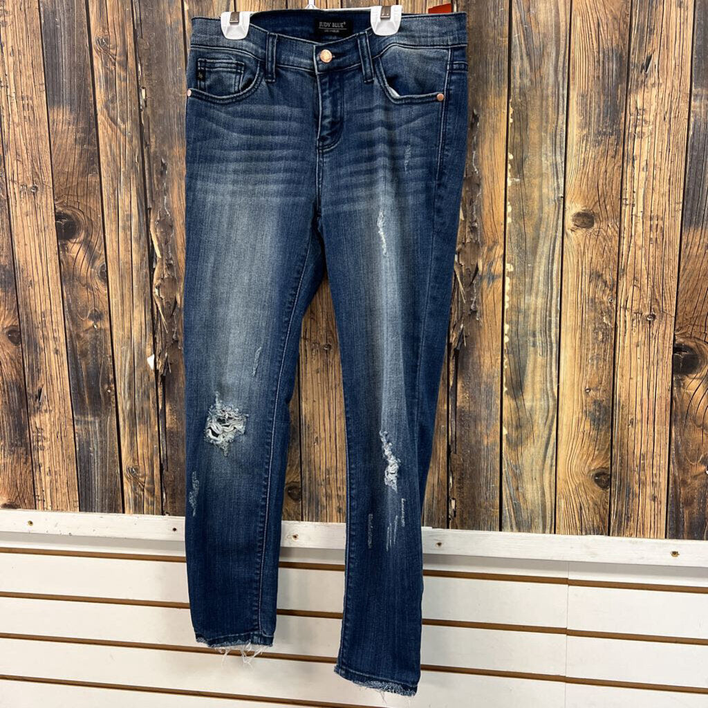 Judy Blue Distressed Jeans, Womens 9