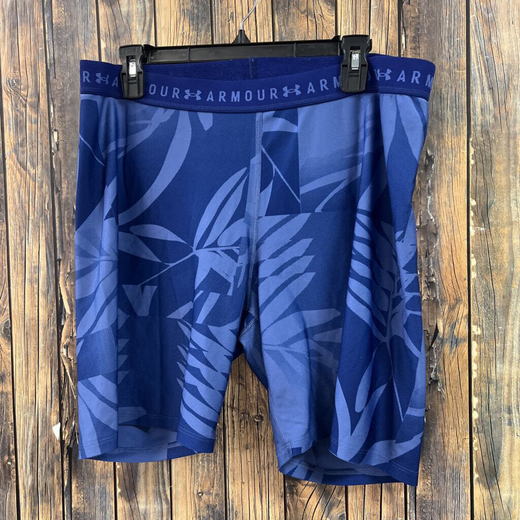 Under Armour Blue Biker Shorts, Womens XXL